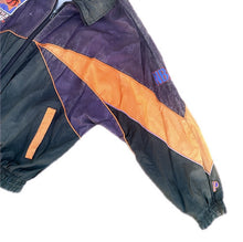 Load image into Gallery viewer, Vintage 90s Phoenix Suns Pro Player Zip Jacket Size XXL Mesh Barkley Coat EUC