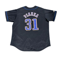 Load image into Gallery viewer, Vintage Majestic Mike Piazza #31 New York Mets Jersey Men’s Size XL Black