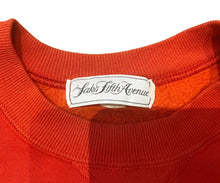 Load image into Gallery viewer, Vtg 90s Russell Saks Fifth Avenue Faded Sweatshirt M USA Designer NYC Grunge 80s