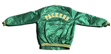 Load image into Gallery viewer, Vintage Green Bay Packers Jacket Mens Large Chalk Line Satin Spellout NFL 1990