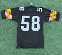 Load image into Gallery viewer, Vintage Sand-knit NFL Pittsburgh Steelers Jack Lambert 70s  80s Football Jersey