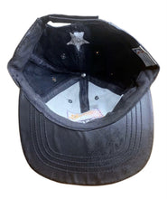 Load image into Gallery viewer, VINTAGE 90'S RARE PHOENIX SUNS JEFF HAMILTON BLACK LEATHER STRAPBACK HAT CAP