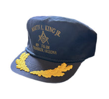 Load image into Gallery viewer, Vintage 80s 90s MLK Martin Luther King Jr. Blue Snapback Rope Hat Adjustable