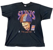 Load image into Gallery viewer, Vintage 90’s NBA Phoenix Suns Black Rare TSHIRT Artex Sportswear XXL 2XL