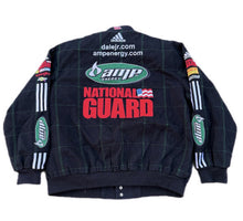 Load image into Gallery viewer, Dale Earnhardt Jr NASCAR Jacket Men’s 2XL Black 88 AMP Energy National Guard EUC