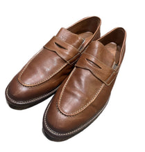 Load image into Gallery viewer, Johnston &amp; Murphy Uptow Penny Loafers Full Grain Leather Tan Brown 20-5690