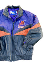 Load image into Gallery viewer, Vintage Phoenix Suns Pro Player Leather Jacket Mens Small Jeff Hamilton