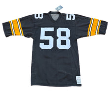 Load image into Gallery viewer, Vintage Sand-knit NFL Pittsburgh Steelers Jack Lambert 70s  80s Football Jersey