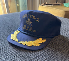 Load image into Gallery viewer, Vintage 80s 90s MLK Martin Luther King Jr. Blue Snapback Rope Hat Adjustable
