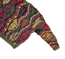 Load image into Gallery viewer, Vintage COOGI Australia Multicolor Textured 3D Chunky Knit Sweater Large
