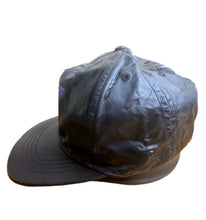 Load image into Gallery viewer, VINTAGE 90'S RARE PHOENIX SUNS JEFF HAMILTON BLACK LEATHER STRAPBACK HAT CAP