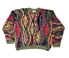 Load image into Gallery viewer, Vintage COOGI Australia Multicolor Textured 3D Chunky Knit Sweater Large