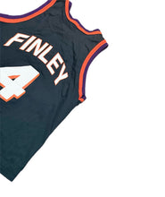 Load image into Gallery viewer, Vintage Champion Phoenix Suns #4 M.Finley Black Jersey Size 40 M Medium