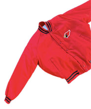 Load image into Gallery viewer, Arizona Cardinals Vintage Chalk Line NFL Red Satin Varsity Jacket Size L Large