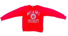 Load image into Gallery viewer, Vintage Miami University Sweatshirt Mens XL Red Oxford Ohio Jansport 90s