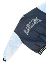 Load image into Gallery viewer, Vintage 90s Los Angeles Oakland Raiders Game Day Windbreaker Jacket Mens Size XL