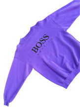 Load image into Gallery viewer, Vintage 90s Hugo Boss AMERICA Crewneck Sweatshirt Purple Size Medium