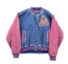 Load image into Gallery viewer, Vintage Phoenix Coyotes Denim Snap Up Jacket NHL Hockey Jean 90s Large