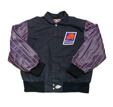 Load image into Gallery viewer, Vintage Jeff Hamilton Phoenix Suns Jacket Leather sleeves Mens XL