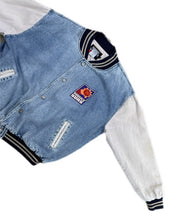 Load image into Gallery viewer, Vintage 90s Phoenix Suns Starter Via Sport Denim Jacket Size XL