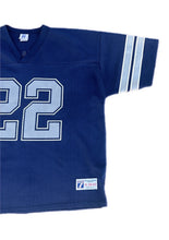 Load image into Gallery viewer, Vintage Dallas Cowboys Emmitt Smith #22 Logo 7 Jersey XL 50-52 USA