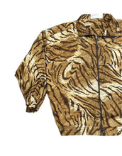 Load image into Gallery viewer, Vintage Kaktus Ladies XL Tiger Animal Print Zip Up Jacket.