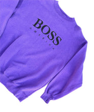 Load image into Gallery viewer, Vintage 90s Hugo Boss AMERICA Crewneck Sweatshirt Purple Size Medium