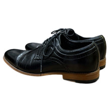 Load image into Gallery viewer, Stacy Adams Mens Black Leather Cap Toe Lace Up Oxford Dress Shoes Size 10