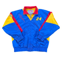 Load image into Gallery viewer, Vintage 90s Nascar Jeff Gordan Nutmeg Racing Jacket Mens Large #24 DuPont