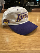Load image into Gallery viewer, Vtg Los Angeles Lakers Sports Specialties Snapback Hat NBA Script The Twill LA