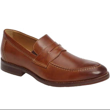 Load image into Gallery viewer, Johnston &amp; Murphy Uptow Penny Loafers Full Grain Leather Tan Brown 20-5690