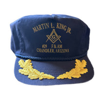 Load image into Gallery viewer, Vintage 80s 90s MLK Martin Luther King Jr. Blue Snapback Rope Hat Adjustable