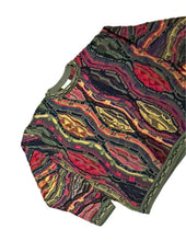 Load image into Gallery viewer, Vintage COOGI Australia Multicolor Textured 3D Chunky Knit Sweater Large