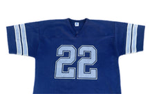 Load image into Gallery viewer, Vintage Dallas Cowboys Emmitt Smith #22 Logo 7 Jersey XL 50-52 USA