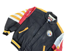 Load image into Gallery viewer, Vintage 90s NFL Jeff Hamilton Pittsburgh Steelers Varsity Football Jacket Sz XL