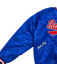Load image into Gallery viewer, Vintage Felco Texas Rangers Satin Bomber Jacket Men’s Size L Large EUC