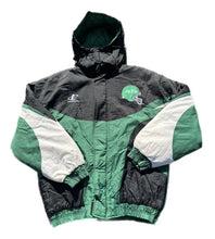 Load image into Gallery viewer, Vintage 90s New York Jets NFL Full Zip Hooded Jacket Size L Large Logo Athletic
