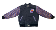 Load image into Gallery viewer, Vintage Jeff Hamilton Phoenix Suns Jacket Leather sleeves Mens XL