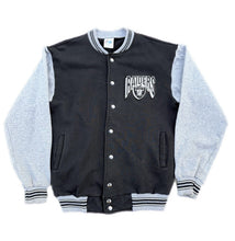 Load image into Gallery viewer, Vintage 80s 90s Oakland LA Raiders Varsity Jacket Mens Large NFL Black