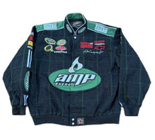 Load image into Gallery viewer, Dale Earnhardt Jr NASCAR Jacket Men’s 2XL Black 88 AMP Energy National Guard EUC