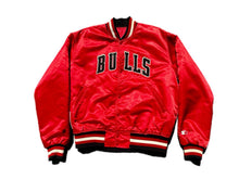 Load image into Gallery viewer, Vintage USA 90’s STARTER JORDAN ERA CHICAGO BULLS AUTHENTIC SATIN JACKET SIZE L