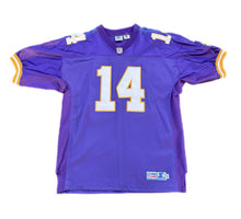 Load image into Gallery viewer, Minnesota Vikings Vintage 90’s Brad Johnson Authentic Starter Jersey Mens 52 XXL