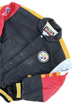 Load image into Gallery viewer, Vintage 90s NFL Jeff Hamilton Pittsburgh Steelers Varsity Football Jacket Sz XL