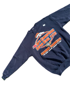 Vintage NFL DENVER BRONCOS SUPERBOWL XXXII 32 CHAMPIONS SWEATSHIRT M NWT Elway