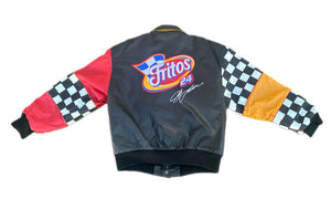 Jeff Gordon #24 Black Leather Jacket Large (XL) Chase Authentics Fritos Nascar