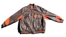 Load image into Gallery viewer, Vintage Carl Banks Leather Jacket Mens 2XL XXL Cleveland Browns NFL Football 90s