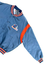 Load image into Gallery viewer, Vintage Chicago Bears NFL Football Satin Nylon Bomber Button Up Jacket XXL NWOT