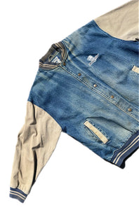 Vintage Miller Lite NFL Lee Sport Embroidered Green Bay Packers Denim Jacket Mens XL