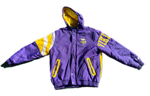 Load image into Gallery viewer, NFL Minnesota Vikings Starter Full Zip Puffer Jacket Coat Size Large L