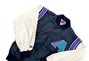 Vintage Majestic Arizona Diamondbacks 90’s Bomber XL Jacket